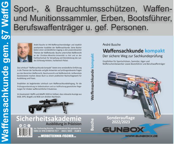 Waffensachkunde kompakt  "Sonderausgabe"